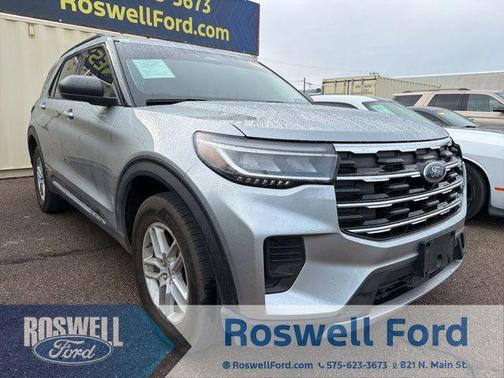 Iconic Silver Metallic 2025 Ford Explorer Active