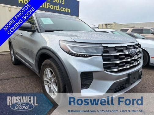 Iconic Silver Metallic 2025 Ford Explorer Active