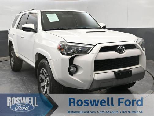 Super White 2018 Toyota 4Runner TRD Off Road