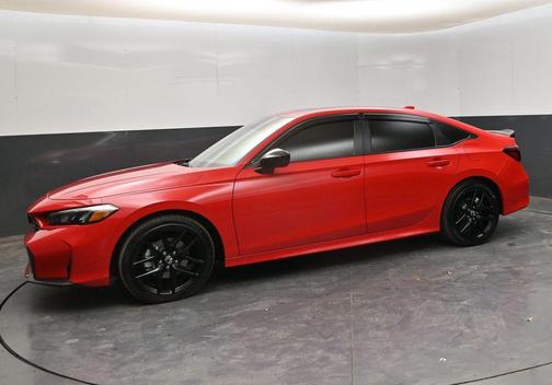 Rallye Red 2025 Honda Civic Hybrid Sport