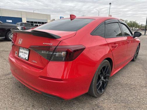 Rallye Red 2025 Honda Civic Hybrid Sport