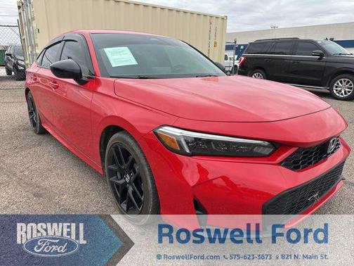 Rallye Red 2025 Honda Civic Hybrid Sport