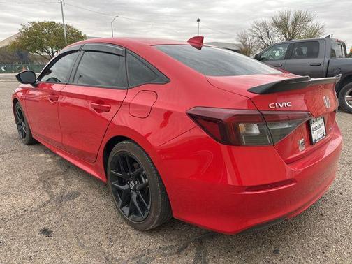 Rallye Red 2025 Honda Civic Hybrid Sport