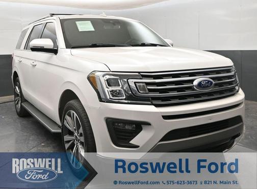 White Platinum Clearcoat Metallic 2019 Ford Expedition XLT