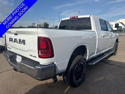 Bright White Clearcoat 2025 RAM 2500 Laramie Mega Cab 4x4 6'4' Box