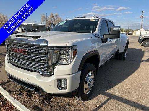 White Frost Tricoat 2021 GMC Sierra 3500 Denali