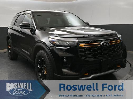 Agate Black Metallic 2026 Ford Explorer Tremor