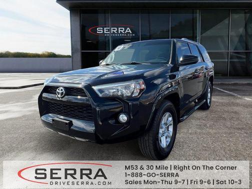 Midnight Black Metallic 2018 Toyota 4Runner SR5