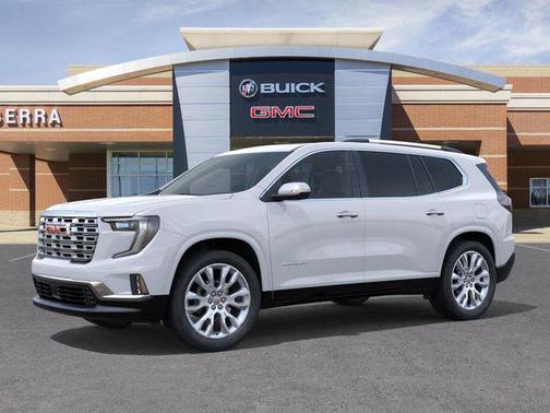Glacier White Tricoat 2026 GMC Acadia Denali