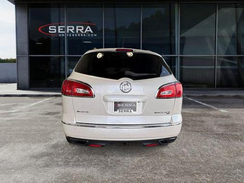 White Diamond Tricoat 2015 Buick Enclave Leather