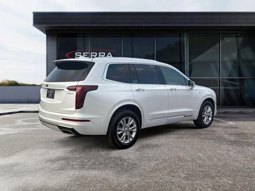 Crystal White Tricoat 2025 Cadillac XT6 Luxury AWD