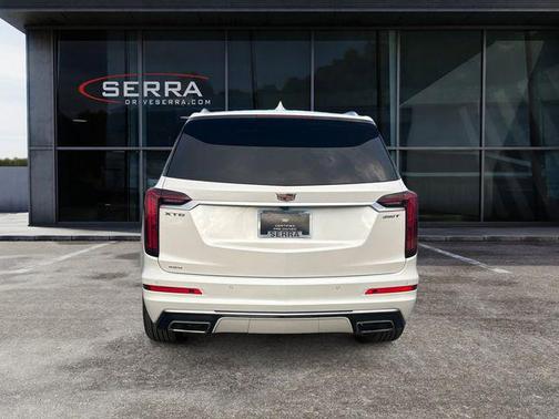 Crystal White Tricoat 2025 Cadillac XT6 Luxury AWD
