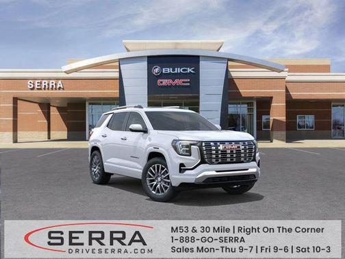 Glacier White Tricoat 2026 GMC Terrain Denali