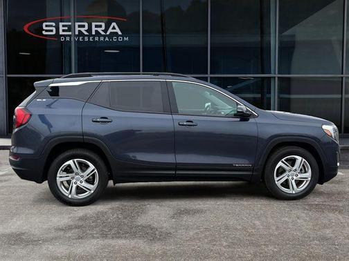 Blue Steel Metallic 2019 GMC Terrain SLE