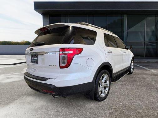 White Platinum Metallic Tri-Coat 2014 Ford Explorer Limited