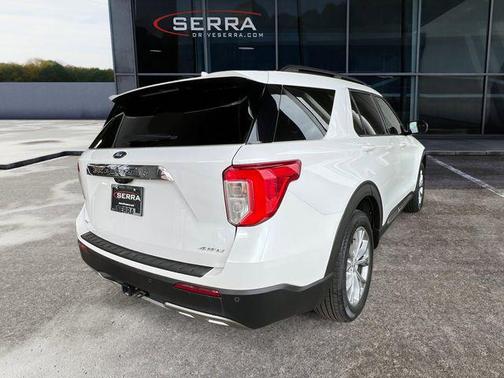 Star White Metallic Tri-Coat 2021 Ford Explorer XLT