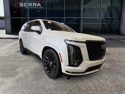 Crystal White Tricoat 2025 Cadillac Escalade Sport Platinum