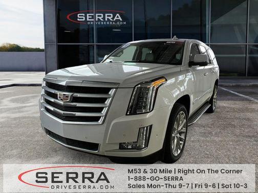 Crystal White Tricoat 2018 Cadillac Escalade Luxury