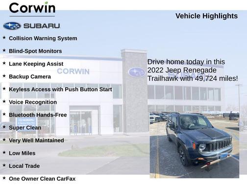 2022 Jeep Renegade Trailhawk