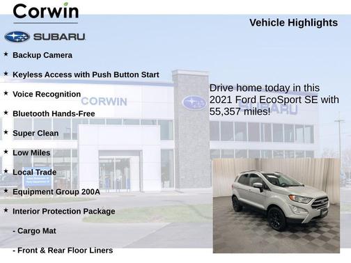 2021 Ford EcoSport SE