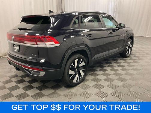 Deep Black Pearl Effect 2025 Volkswagen Atlas Cross Sport 2.0T SE w/Technology