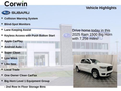 2025 RAM 1500 Big Horn/Lone Star