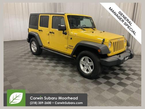 Baja Yellow Clearcoat 2015 Jeep Wrangler Unlimited Sport
