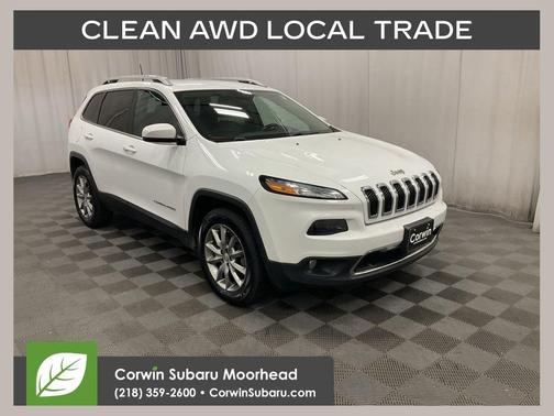 Bright White Clearcoat 2018 Jeep Cherokee Limited