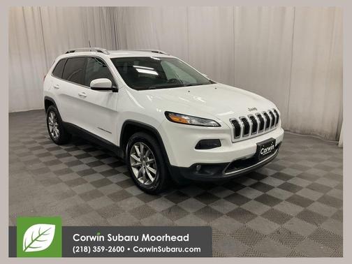 Bright White Clearcoat 2018 Jeep Cherokee Limited