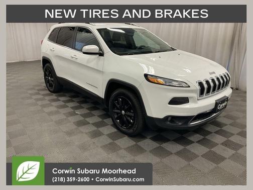 Bright White Clearcoat 2018 Jeep Cherokee Limited