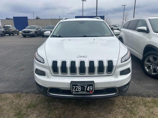 Bright White Clearcoat 2018 Jeep Cherokee Limited