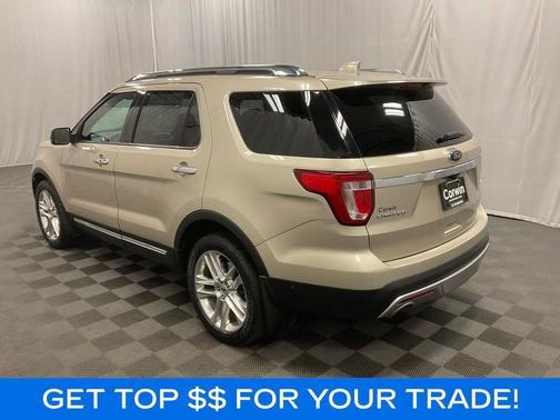 White Gold Metallic 2017 Ford Explorer Limited