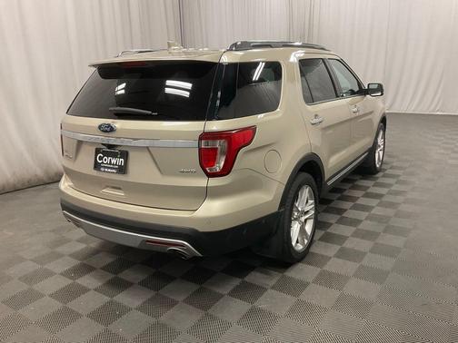 White Gold Metallic 2017 Ford Explorer Limited