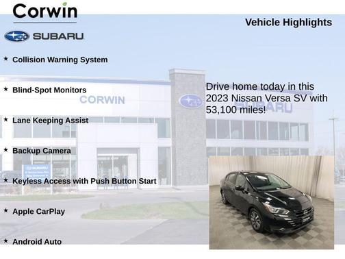 2023 Nissan Versa 1.6 SV