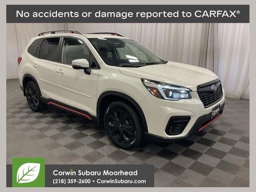 Crystal White Pearl 2021 Subaru Forester Sport