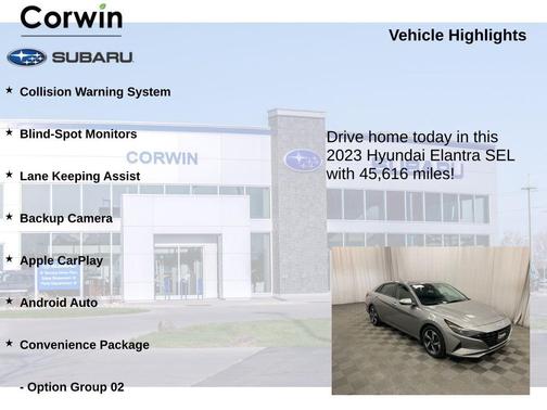 2023 Hyundai ELANTRA SEL