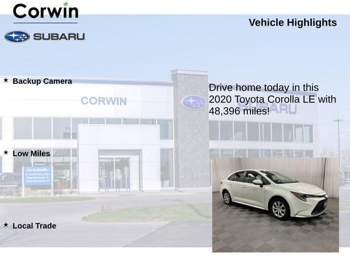 2020 Toyota Corolla LE