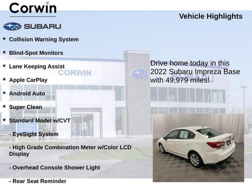 2022 Subaru Impreza Base
