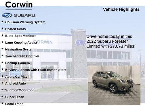 2022 Subaru Forester Limited