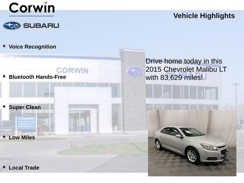 2015 Chevrolet Malibu 1LT