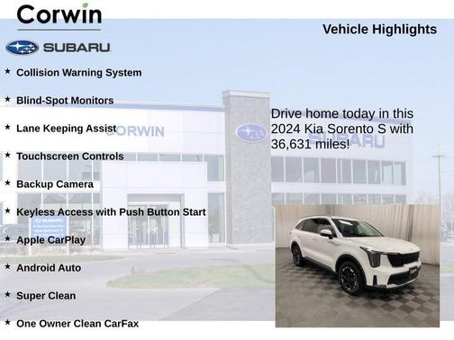 2024 Kia Sorento S
