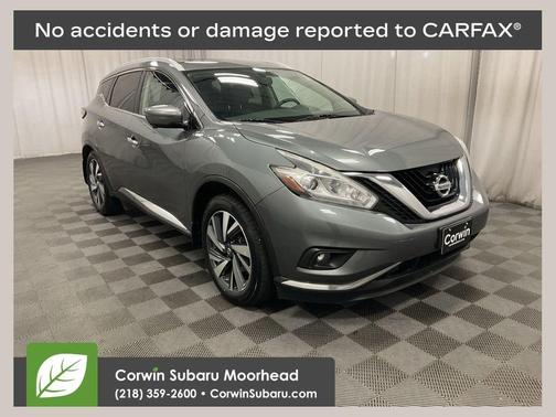 Gun Metallic 2018 Nissan Murano Platinum