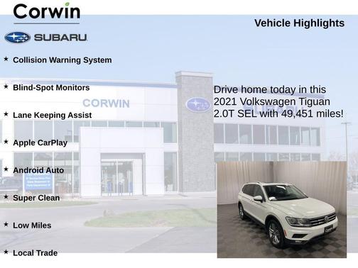 2021 Volkswagen Tiguan 2.0T SEL