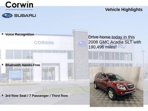 2008 GMC Acadia SLT-1