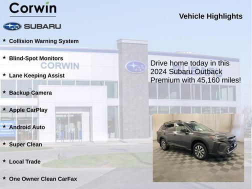Magnetite Gray Metallic 2024 Subaru Outback Premium
