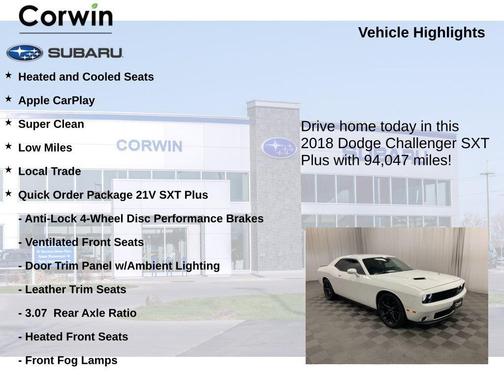 2018 Dodge Challenger SXT