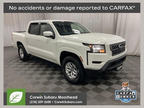 Glacier White 2024 Nissan Frontier SV