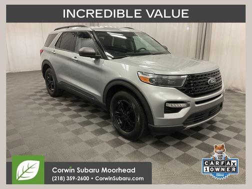 Iconic Silver Metallic 2023 Ford Explorer XLT