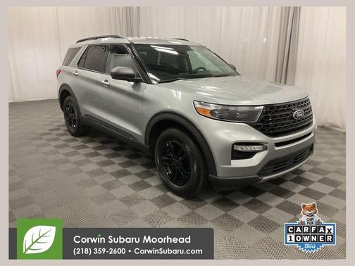 Iconic Silver Metallic 2023 Ford Explorer XLT