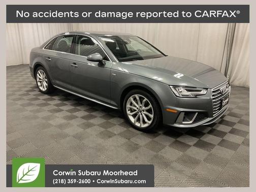 Monsoon Gray Metallic 2019 Audi A4 2.0T Premium Plus